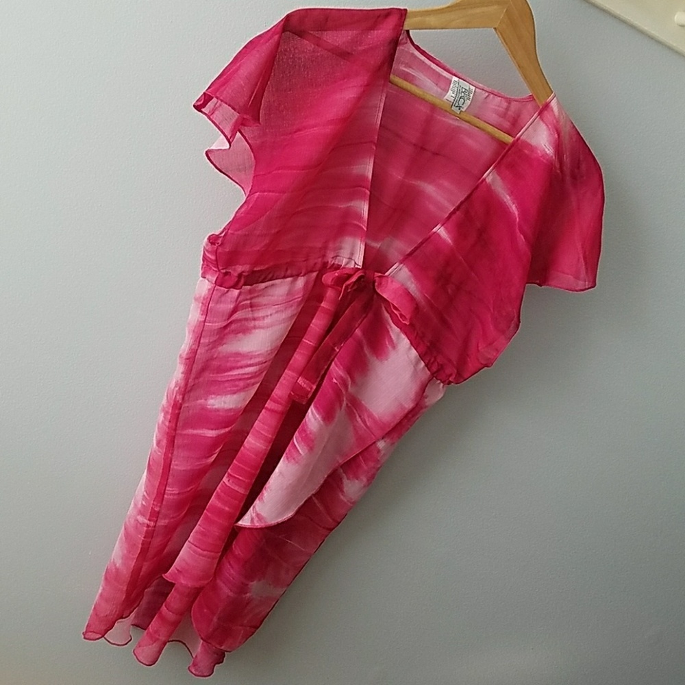 Tyedye! Sheer beach cover up